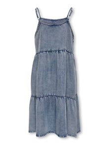 ONLY Midi denim dress -Light Blue Denim - 15320027