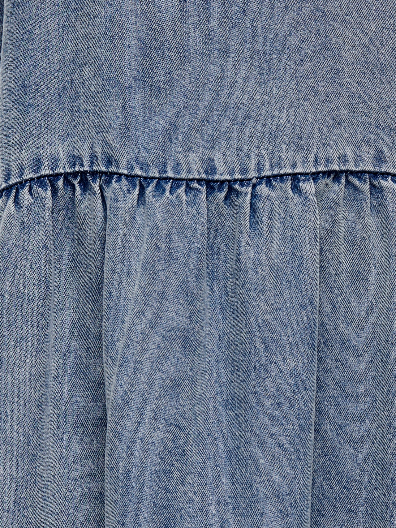 ONLY Relaxed fit Vierkante hals Smalle bandjes Midi-jurk -Light Blue Denim - 15320027
