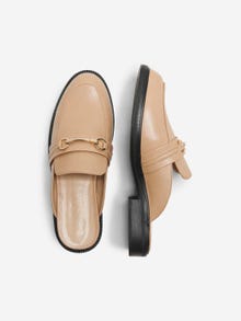 ONLY Imiterede læder loafers -Camel - 15320060