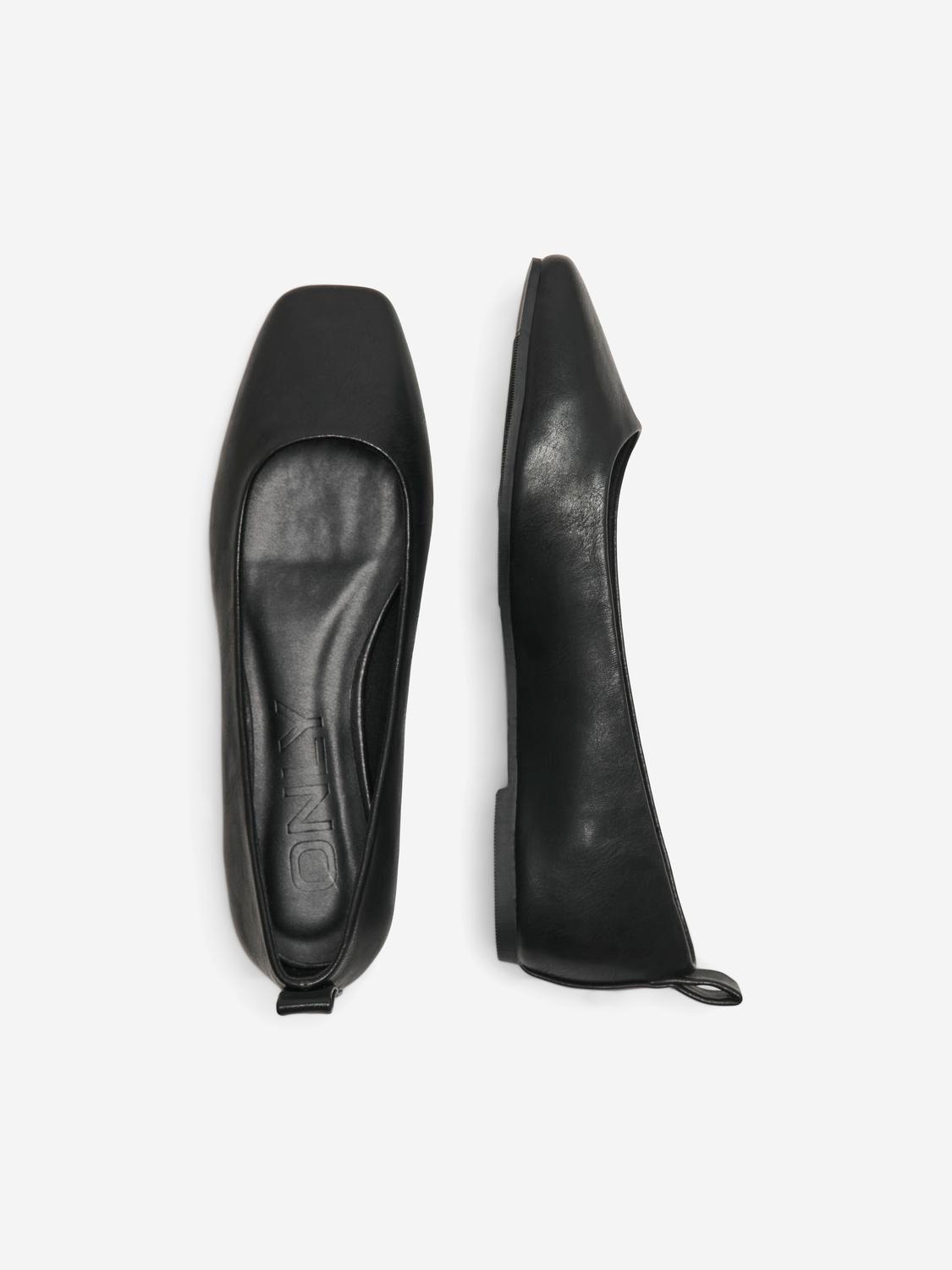 ONLY Ballerines Bout carré -Black - 15320198