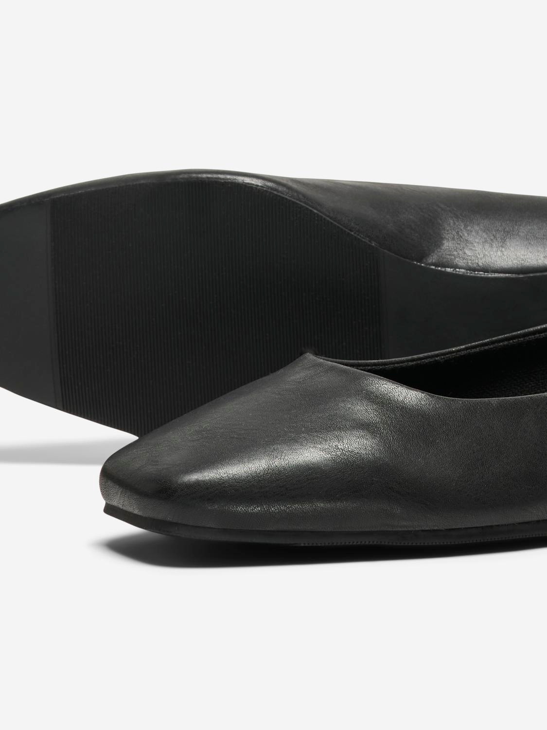 ONLY Faux leather ballerinas -Black - 15320198