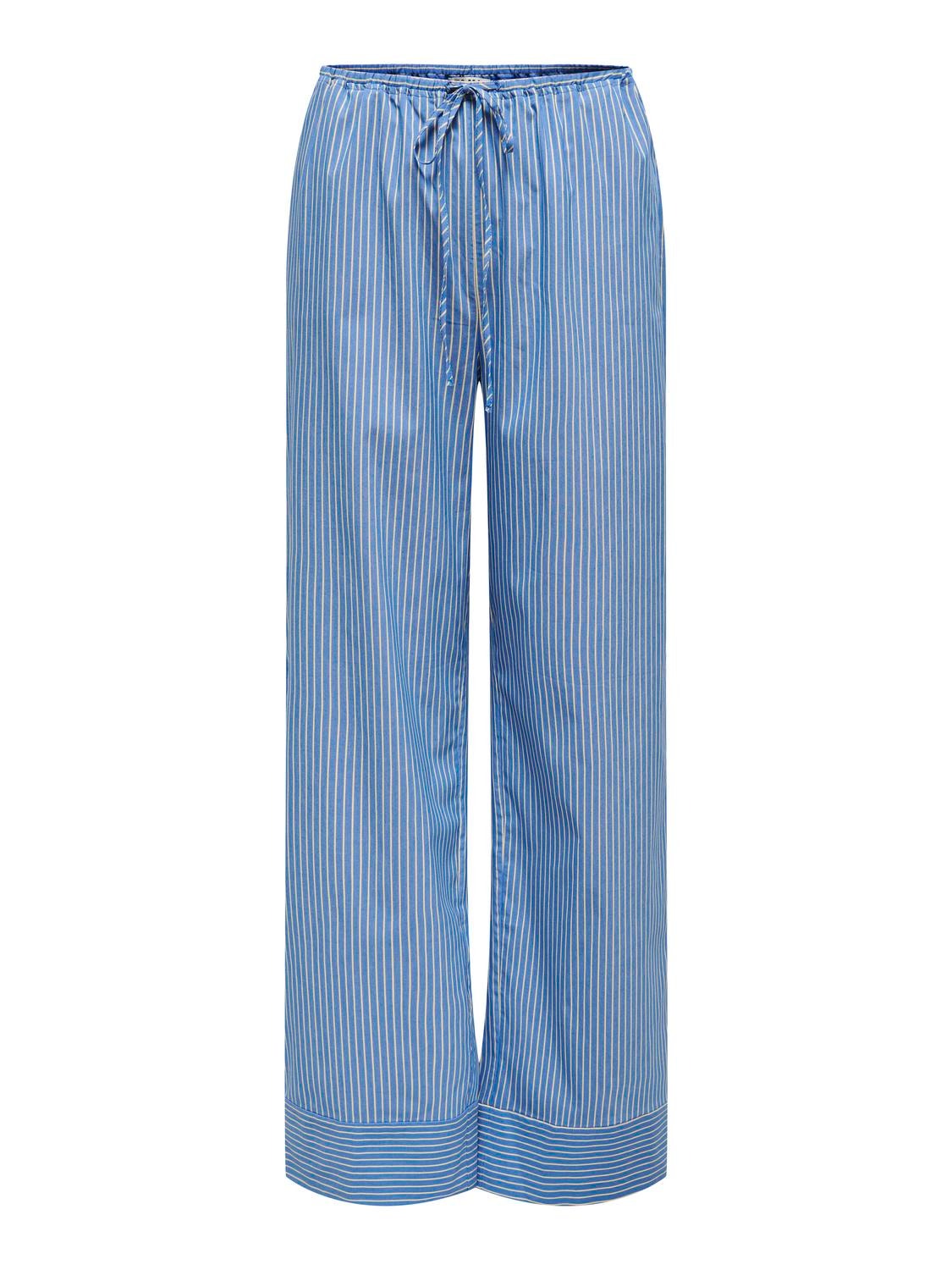 ONLY Loose Fit Trousers -Blue Yonder - 15320214