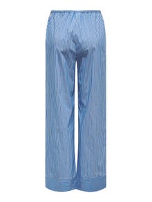ONLY Loose fit stribede bukser -Blue Yonder - 15320214