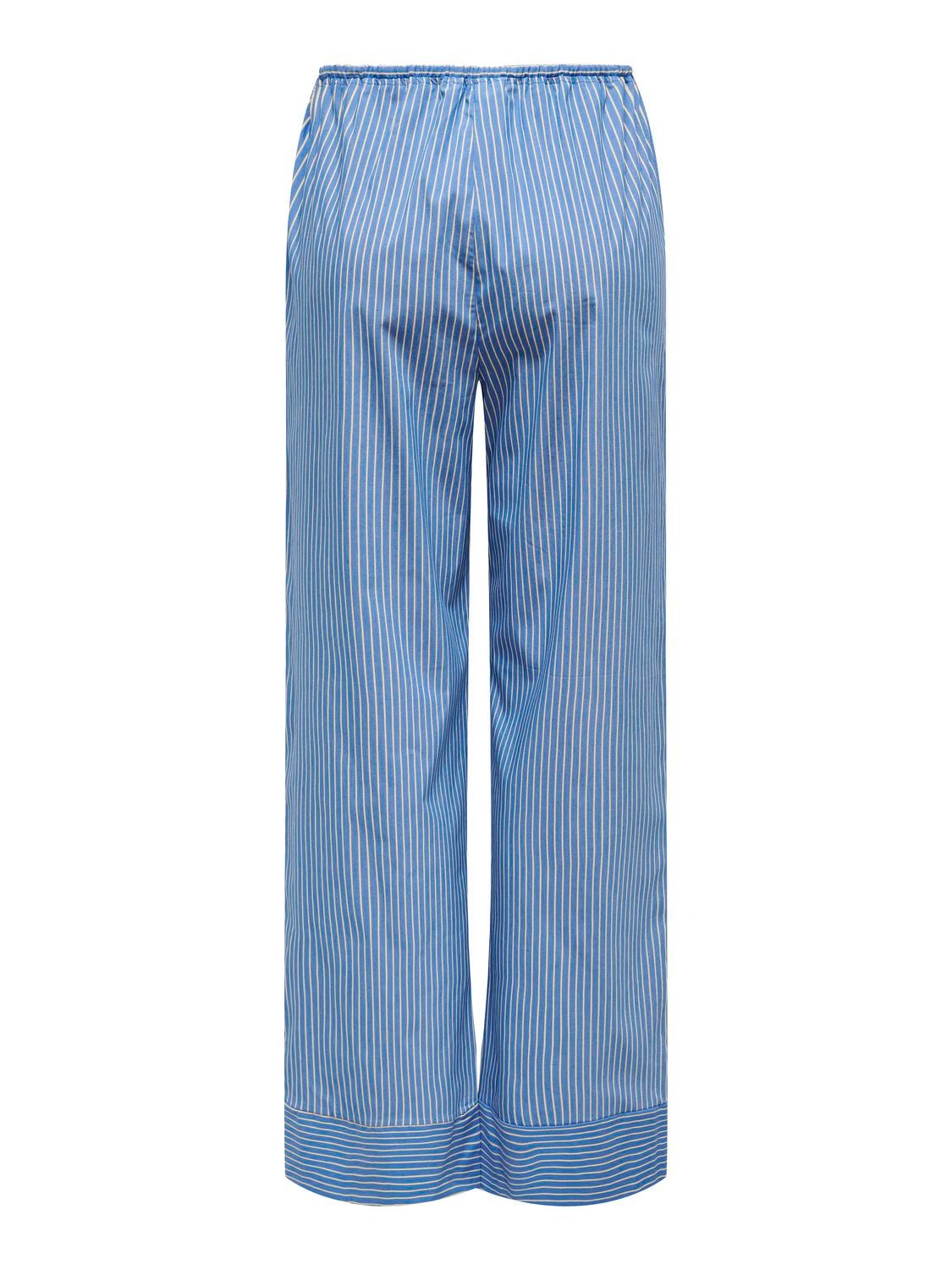 ONLY Luzno dopasowane Spodnie -Blue Yonder - 15320214