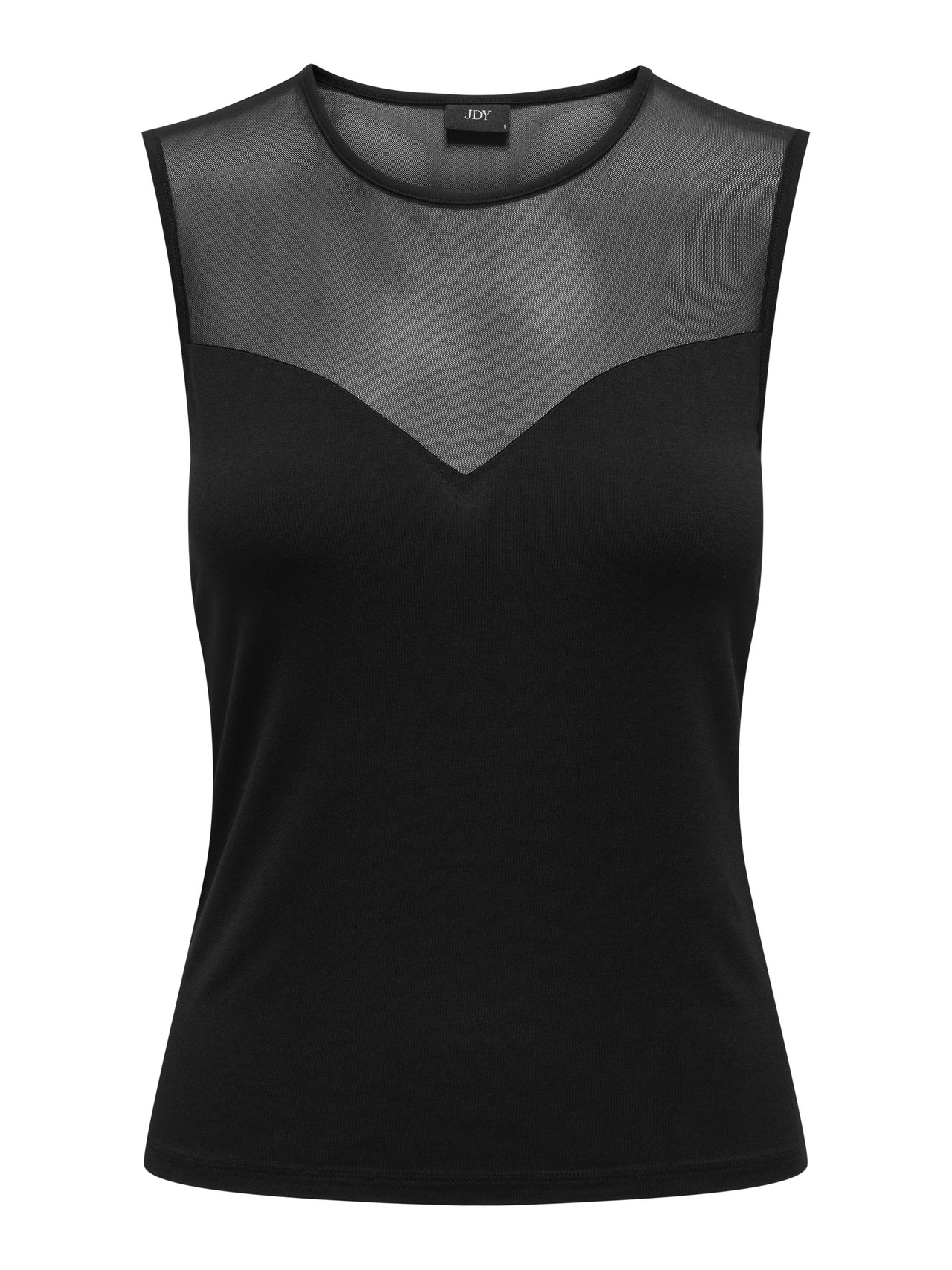 ONLY Tavapärane lõige Ümmargune kaelus Top -Black - 15320247