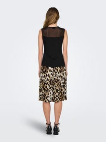 ONLY Tavapärane lõige Ümmargune kaelus Top -Black - 15320247