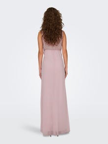 ONLY Vestido largo Corte regular Cuello en V -Keepsake Lilac - 15320261
