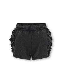 ONLY sweatshorts with frills -Black - 15320278