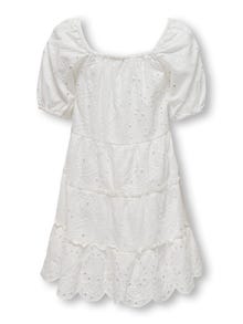 ONLY KOGCLEO Short dress -Cloud Dancer - 15320402