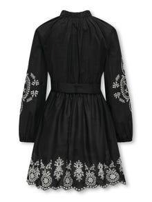 ONLY Regular fit Chinese boord Korte jurk -Black - 15320442