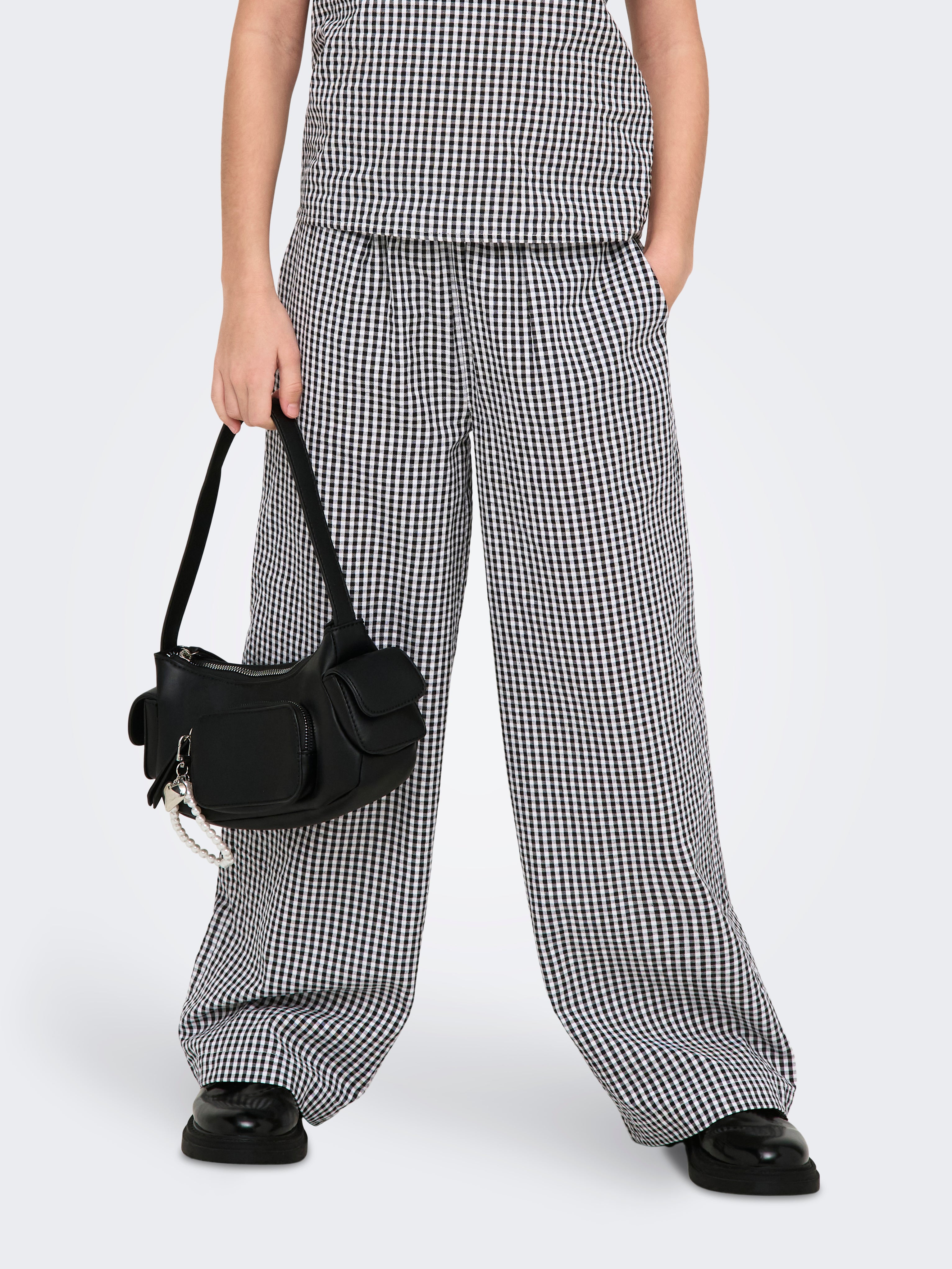 Kogsmilla Gerade Geschnitten Hose Mit Weitem Beinschnitt