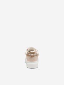 ONLY Round toe Adjustable strap Sneaker -Pearl - 15320505