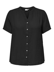 ONLY Tavapärane lõige V-kaelus Top -Black - 15320513