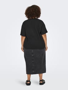 ONLY Tavapärane lõige V-kaelus Top -Black - 15320513