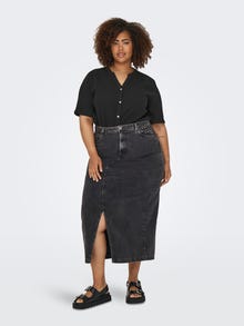 ONLY Tavapärane lõige V-kaelus Top -Black - 15320513