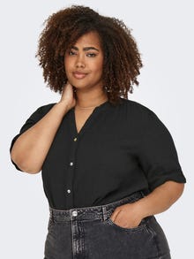 ONLY Tavapärane lõige V-kaelus Top -Black - 15320513