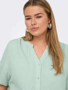 ONLY Tavapärane lõige V-kaelus Top -Harbor Gray - 15320513