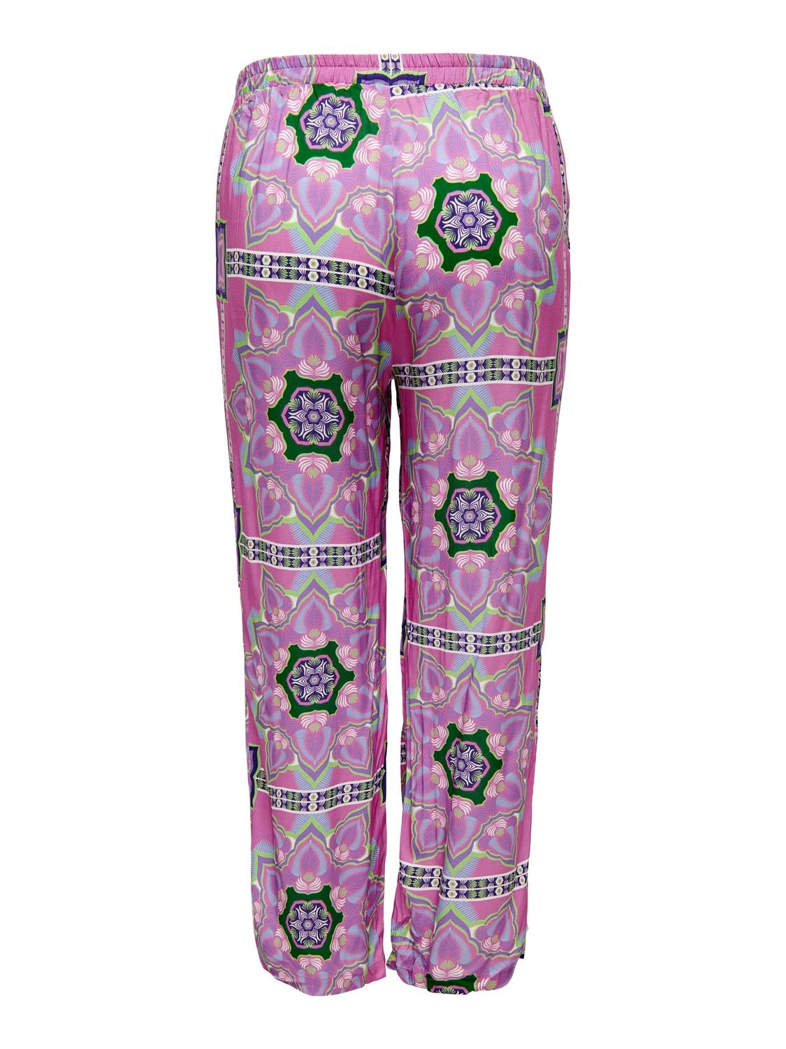 ONLY Curvy viscose trouser -Strawberry Moon - 15320521