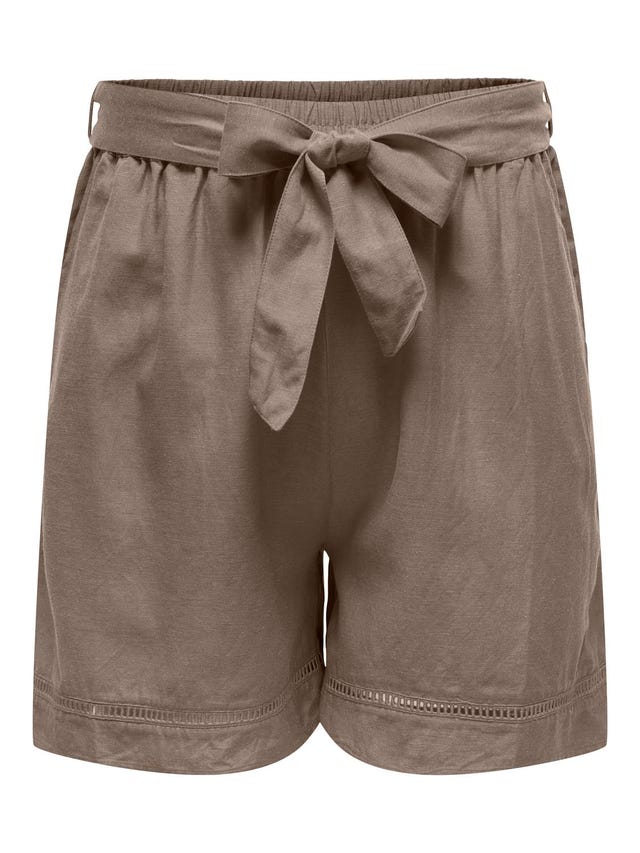 ONLY Curvy bindebælte shorts - 15320532