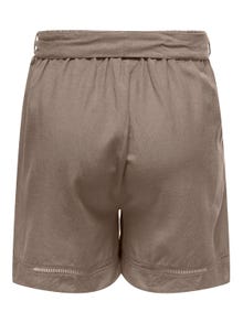 ONLY Locker geschnitten Mittlere Taille Shorts -Walnut - 15320532