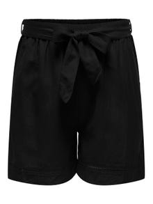 ONLY Shorts Corte loose Cintura media -Black - 15320532