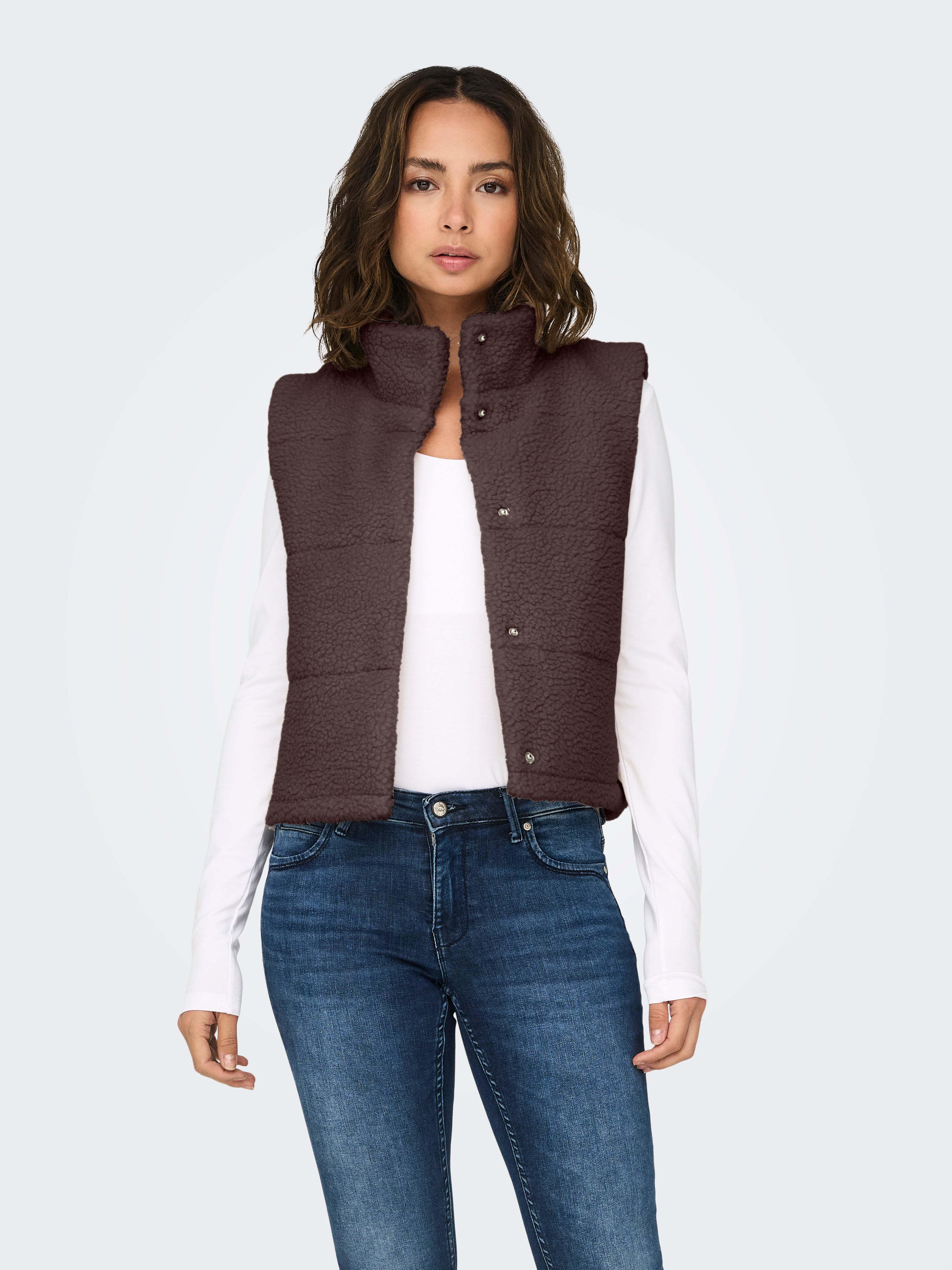 Onlsandra Teddyfell Weste