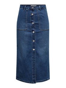 ONLY Jupe midi -Dark Blue Denim - 15320823