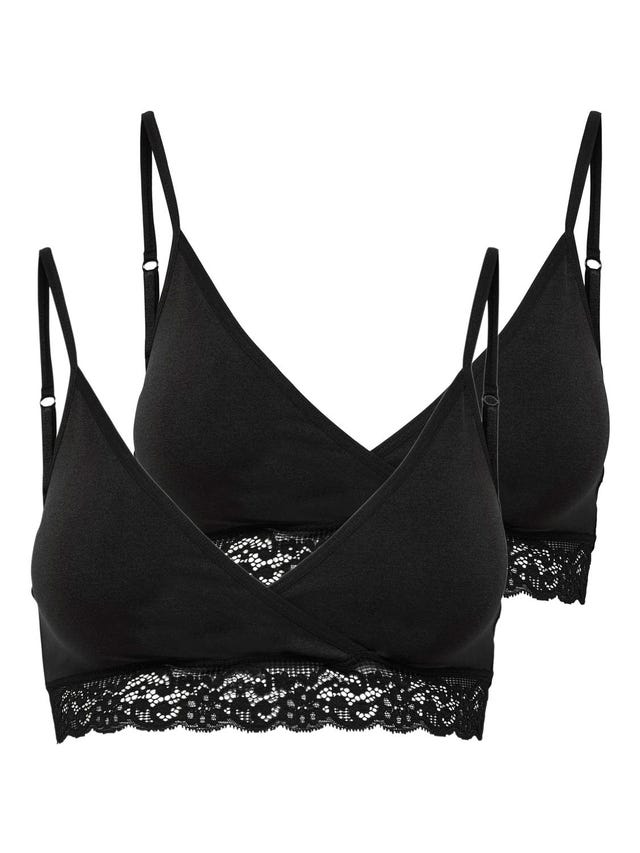ONLY Mama 2 pack bralette - 15320888