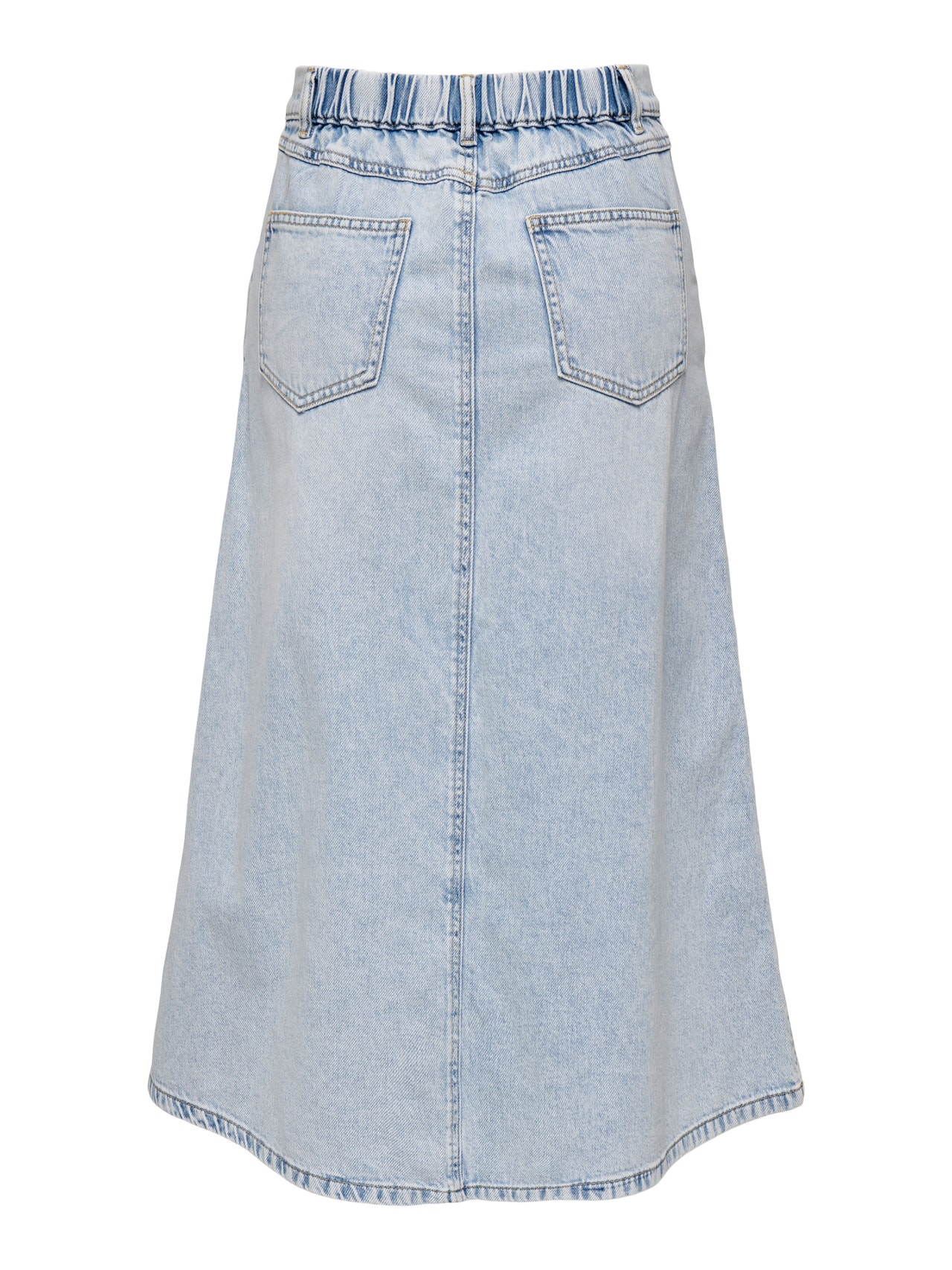 ONLY Midi denim skirt -Light Blue Denim - 15320932