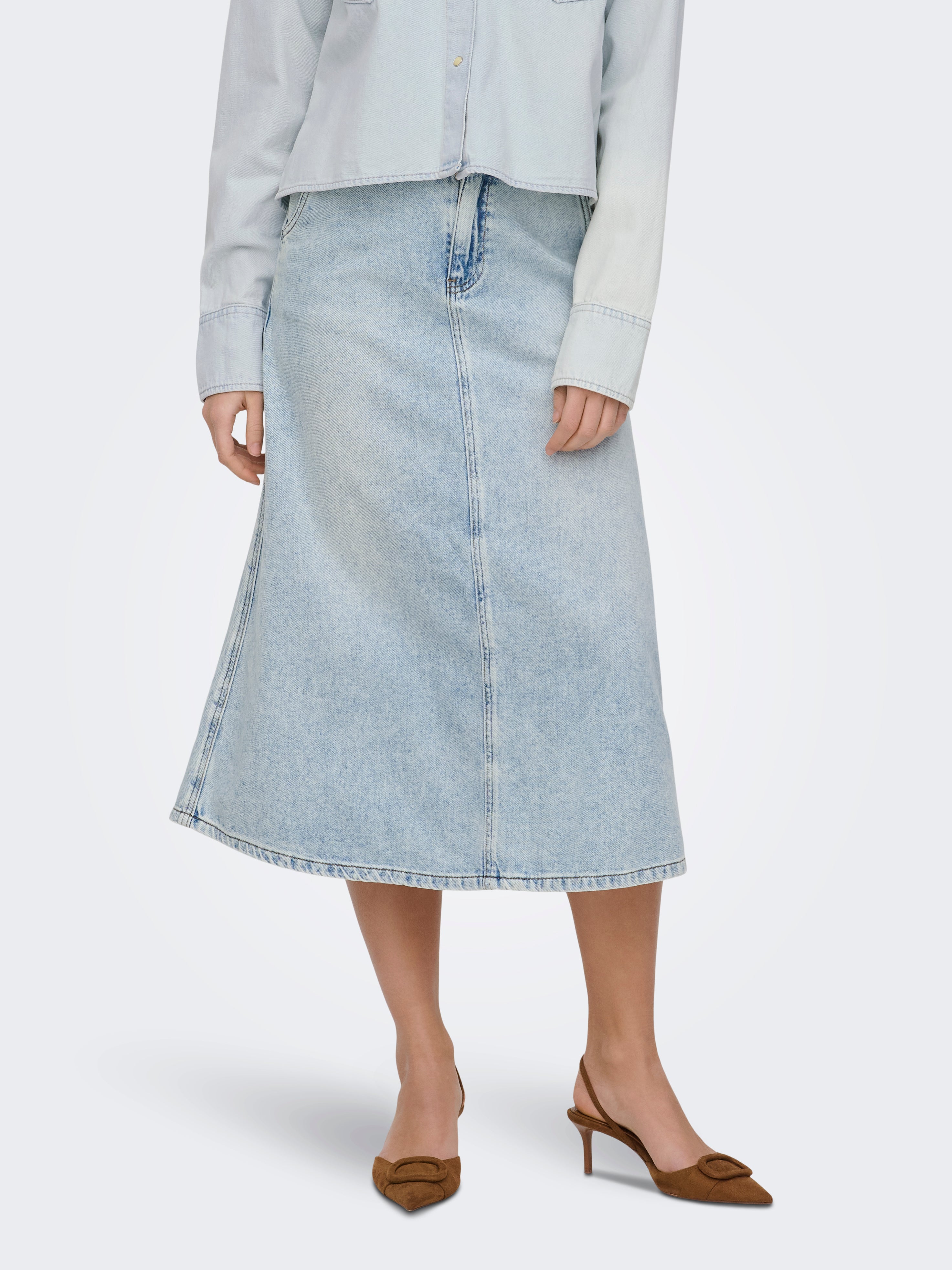 Onlmindy Denim Langer Rock