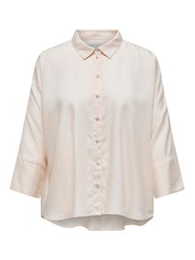 ONLY Camisas Corte comfort Cuello de camisa -Ecru - 15320984