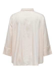 ONLY Comfort fit Overhemd kraag Overhemd -Ecru - 15320984