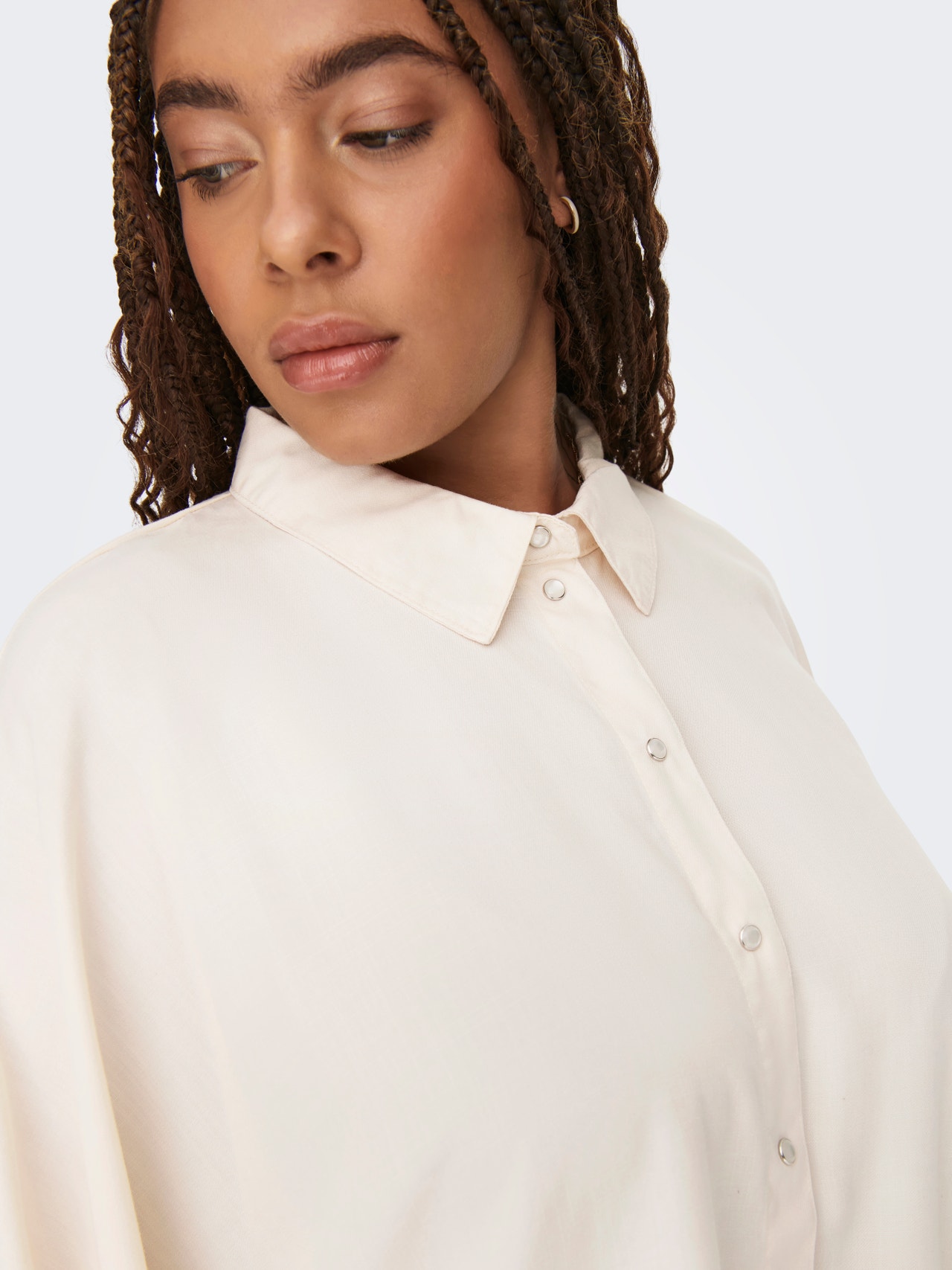 ONLY Mugav lõige Särgikrae Särk -Ecru - 15320984