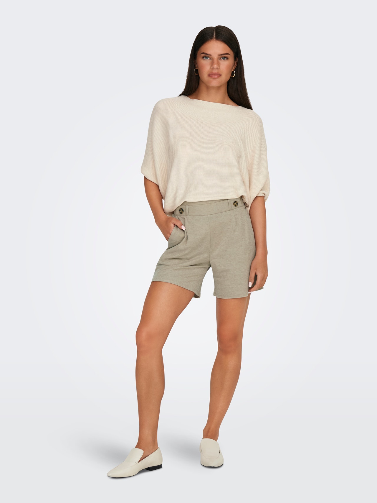 ONLY Shorts Regular Fit -Chateau Gray - 15320995