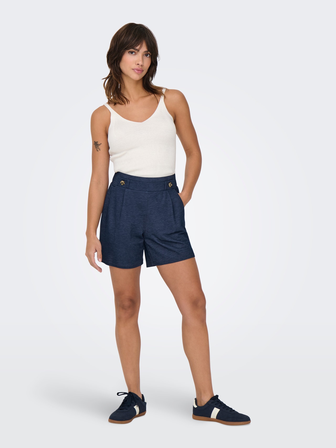 ONLY Redovno prianjanje Kratke hlače -Black Iris - 15320995