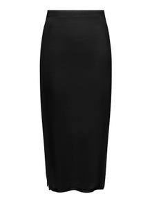 ONLY Stretchy midi skirt -Black - 15321058