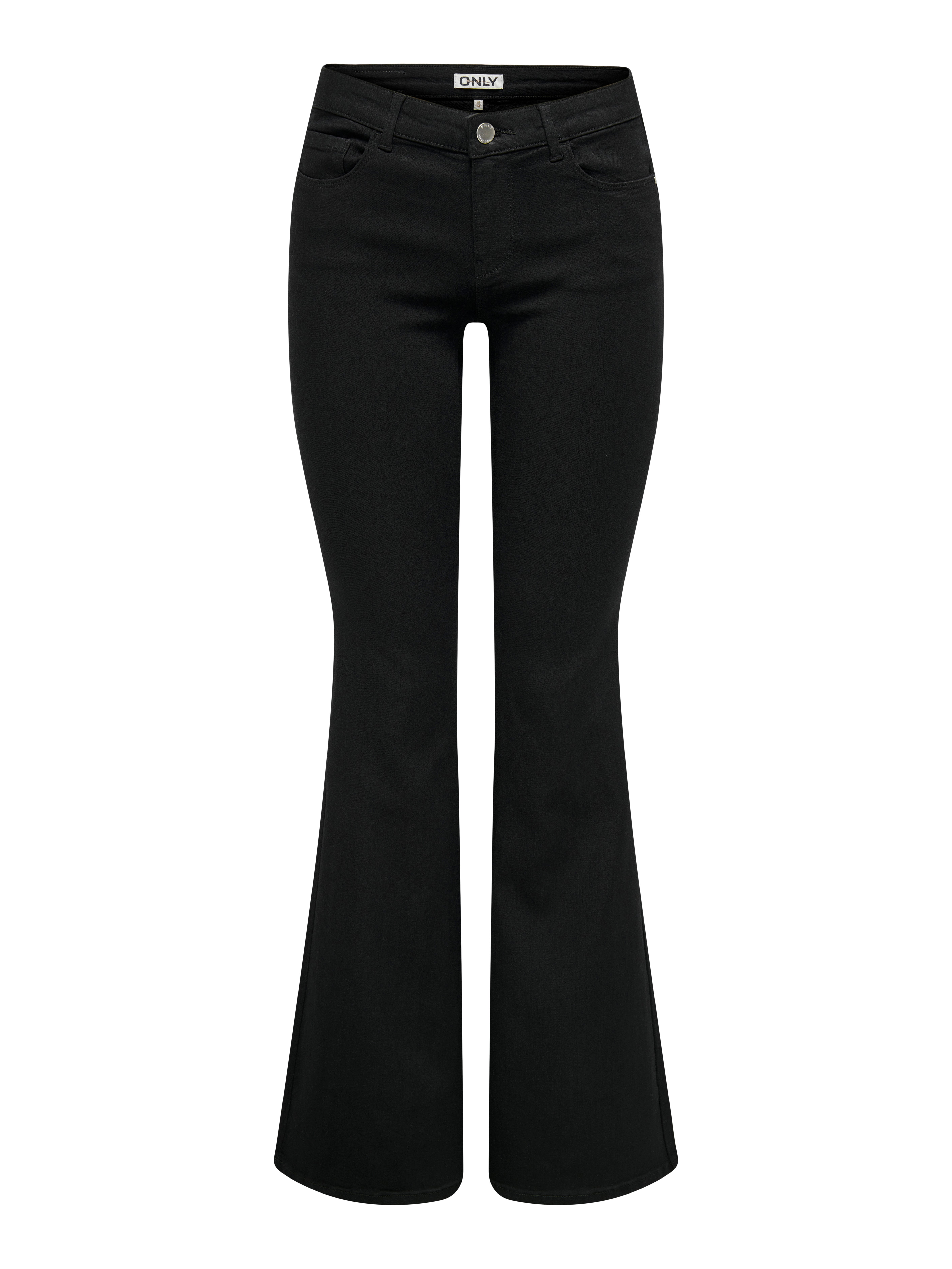 Thumbnail - Onlhella Niedrige Taille Retro-fit, Ausgestellt Jeans