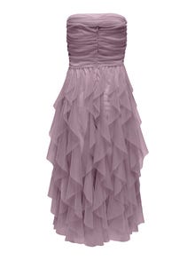 ONLY Midi strapless dress -Elderberry - 15321340
