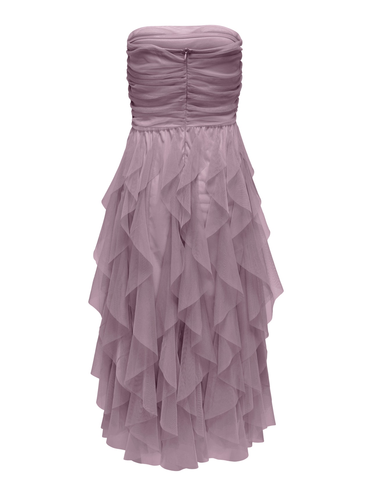 ONLY Regular Fit Strapless Long dress -Elderberry - 15321340