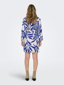 ONLY Mini v-neck dress with pattern  -Sandshell - 15321349