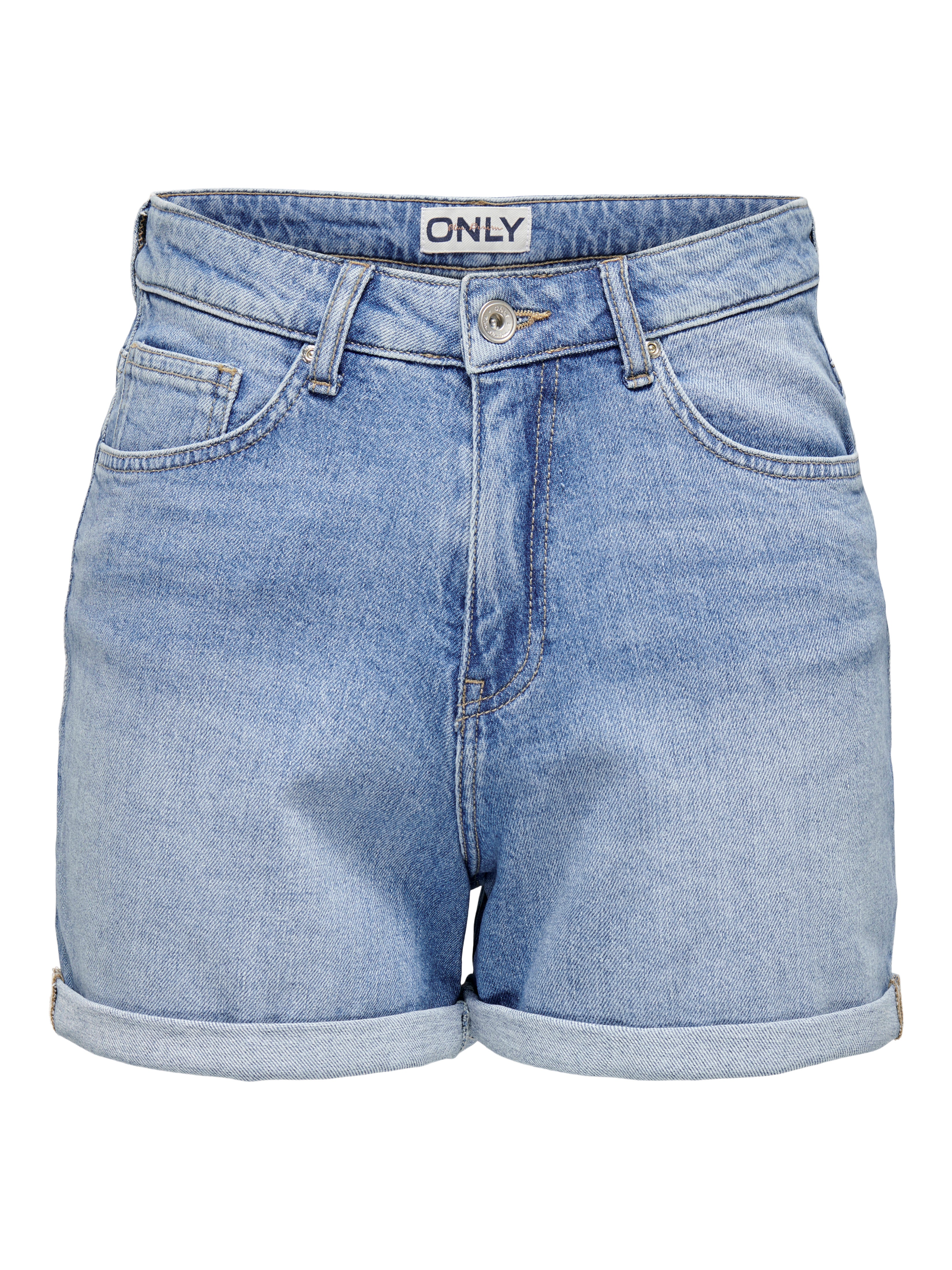 Thumbnail - Onljosephine Hohe Taille Normal Geschnitten Jeans-shorts