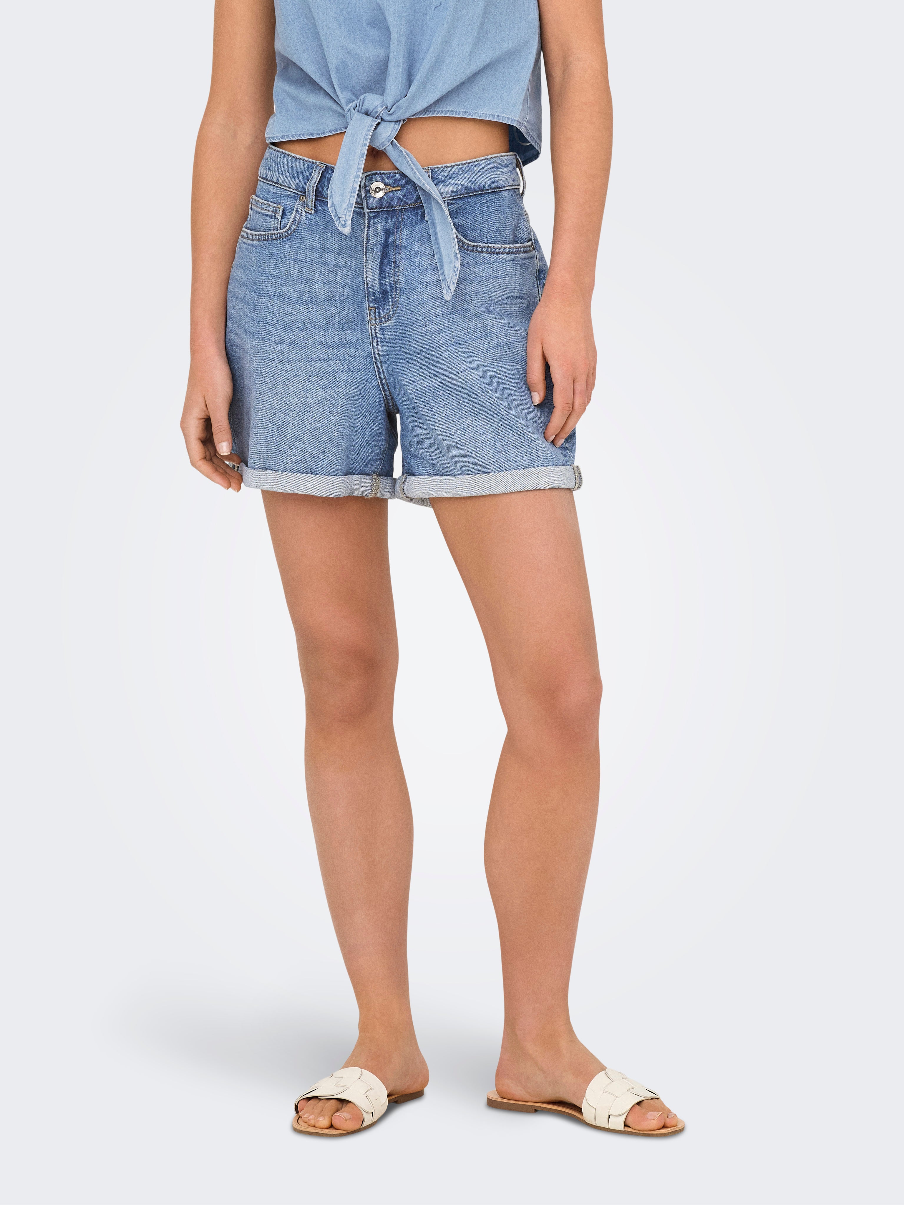 Onljosephine Hohe Taille Normal Geschnitten Jeans-shorts