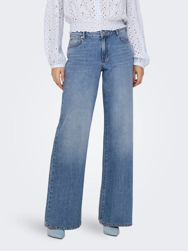 ONLY ONLBRITNEY LOW waist WIDE Jeans - 15321397