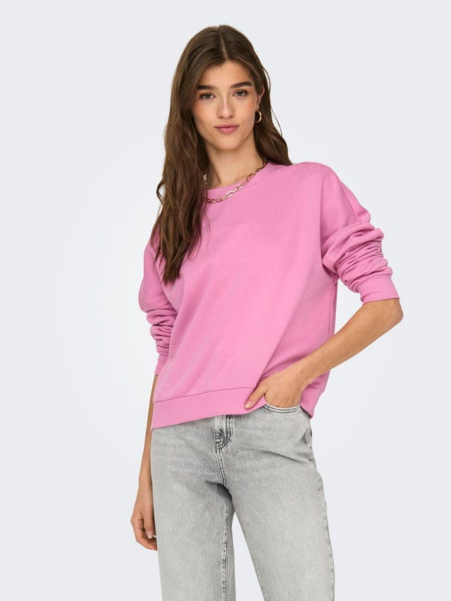 ONLY Ensfarvet sweatshirt - 15321400