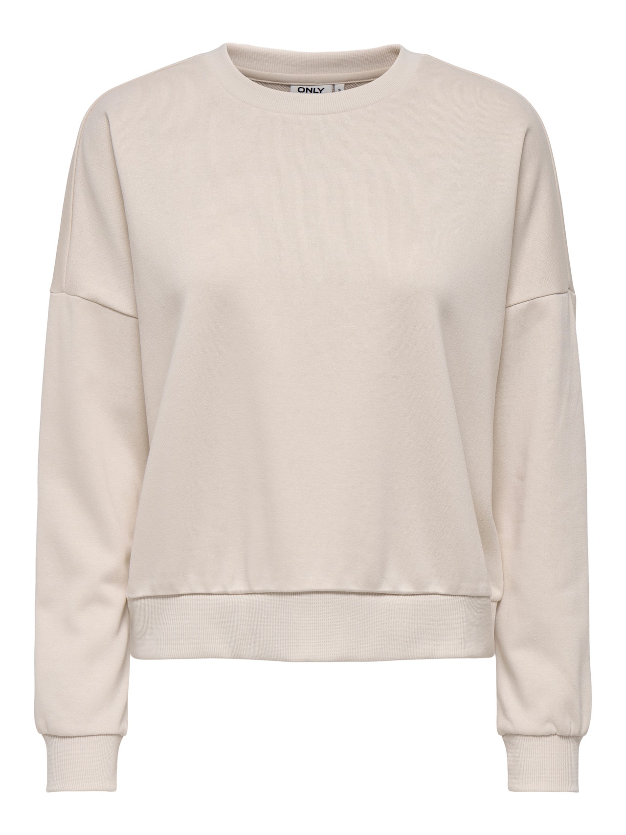 ONLY Regular fit O-hals Verlaagde schoudernaden Sweatshirt -Birch - 15321400