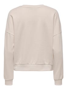 ONLY Regular fit O-hals Verlaagde schoudernaden Sweatshirt -Birch - 15321400