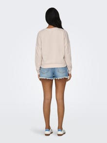 ONLY Regular fit O-hals Verlaagde schoudernaden Sweatshirt -Birch - 15321400