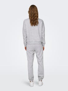 ONLY Solid color sweatshirt -Light Grey Melange - 15321400