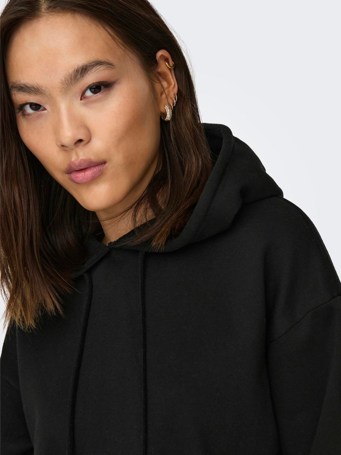 Solid zip up on sale hoodie