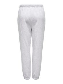 ONLY Pantalons Regular Fit Élastique -Light Grey Melange - 15321402